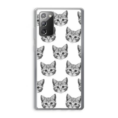 Kitten: Samsung Galaxy Note 20 / Note 20 5G Transparant Hoesje