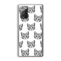 Kitten: Samsung Galaxy Note 20 / Note 20 5G Transparant Hoesje