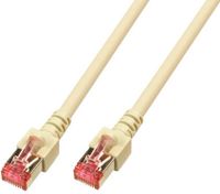 EC6000 1m gr S/FTP  - RJ45 8(8) Patch cord Cat.6 1m EC6000 1m gr S/FTP