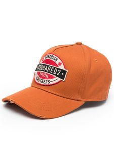 DSQUARED2 casquette à patch logo - Orange