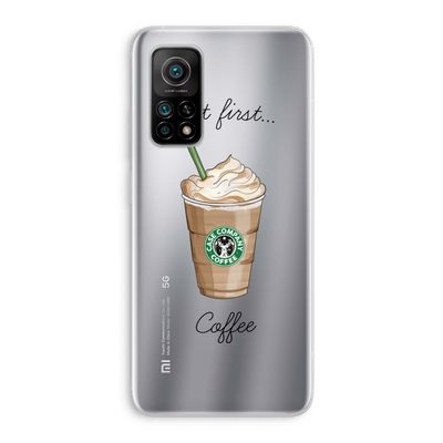 But first coffee: Xiaomi Mi 10T 5G Transparant Hoesje
