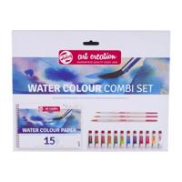 Schilderset talens art creation aquarel 16delig