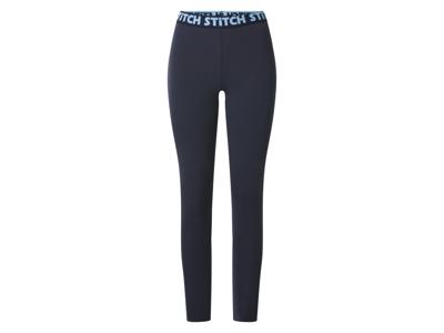 Dames legging (Stitch/blauw, S (36-38))