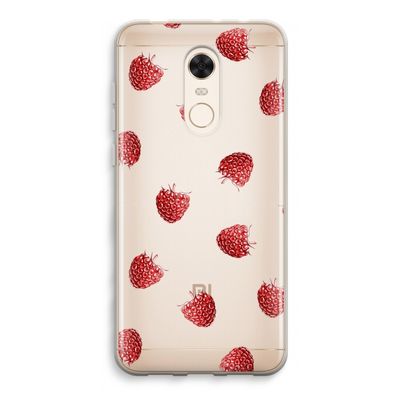 Framboosjes: Xiaomi Redmi 5 Transparant Hoesje