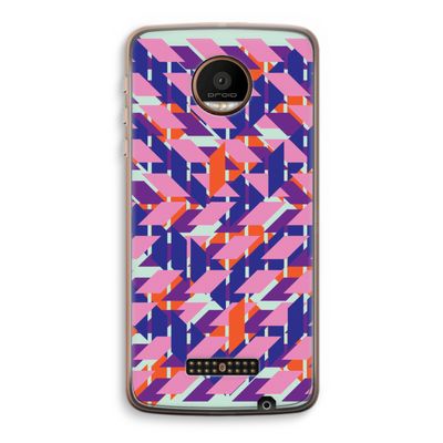 Skew Blush 3: Motorola Moto Z Force Transparant Hoesje