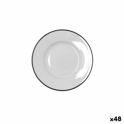 Schotel Bidasoa Glacial Filo Wit Keramisch Ø 16,5 cm Brood (48 Stuks)