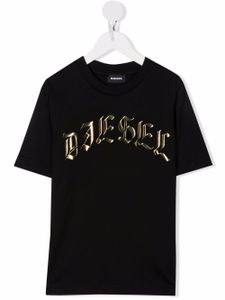 Diesel Kids t-shirt à logo imprimé - Noir