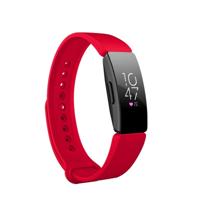Slimme horloge snap bevestiger polsband horlogeband voor Fitbit Inspire HR (rood)