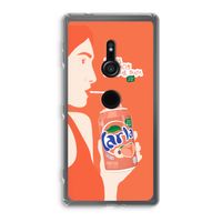 Peach please!: Sony Xperia XZ2 Transparant Hoesje
