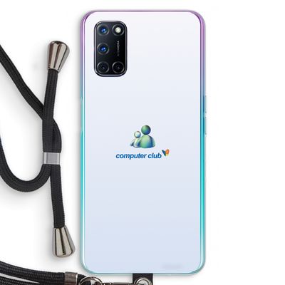 MSN: Oppo A92 Transparant Hoesje met koord