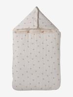 Engelennest KLEINE DINO van hydrofiel doek beige, bedrukt Engelennest KLEINE DINO van hydrofiel doek beige, bedrukt