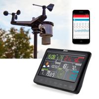 Alecto WS-5500 - Professioneel 8 in 1 wifi weerstation met app en draadloze buitensensor, zwart - thumbnail