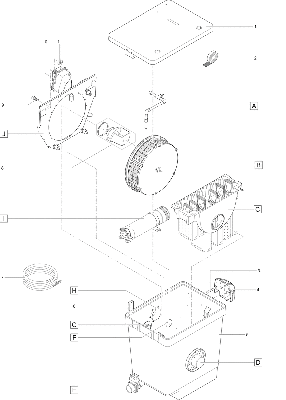OASE Onderdelen BioTec Premium 80000 Schroef DIN 912 V4A M6 x 10
