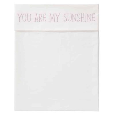 Fresk wieglaken Sunshine Mellow rose Maat