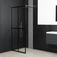 Inloopdouchewand 100x195 cm transparant gehard glas