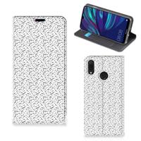 Huawei Y7 hoesje Y7 Pro (2019) | Hoesje met Magneet | Stripes Dots
