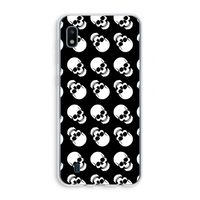 Musketon Skulls: Samsung Galaxy A10 Transparant Hoesje
