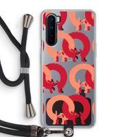 Dogs: OnePlus Nord Transparant Hoesje met koord