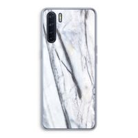 Gestreepte marmer: Oppo A91 Transparant Hoesje