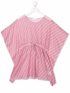 Chloé Kids robe à logo imprimé - Rose