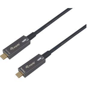 Equip 119463 USB-kabel USB 3.2 Gen 2 (3.1 Gen 2) 15 m USB C Zwart