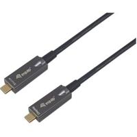 Equip 119463 USB-kabel USB 3.2 Gen 2 (3.1 Gen 2) 15 m USB C Zwart