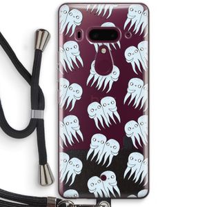 Octopussen: HTC U12+ Transparant Hoesje met koord