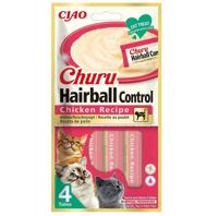 INABA Churu Hairball Control Chicken Recipe - Kattensnoepje - 4x14g