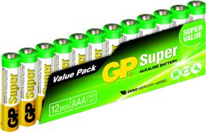 GP Batteries Super Alkaline AAA Wegwerpbatterij