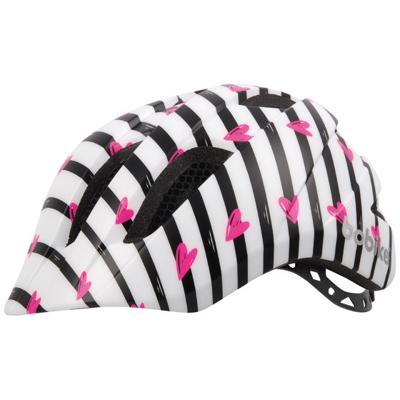 Bobike Kinderhelm plus pinky zebra s (52-56cm) wit