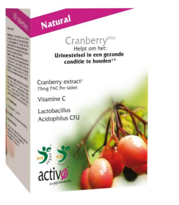 Activ Cranberry Plus 60Capsules