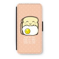 Sleep All Day: iPhone 7 Flip Hoesje