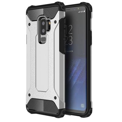 Voor Galaxy S9 PLUS TPU + PC 360 graden bescherming schokbestendige beschermende back cover(Silver)