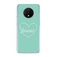 Forever heart pastel: OnePlus 7T Transparant Hoesje