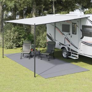 VidaXL Tenttapijt 5,5x2,5 m lichtgrijs