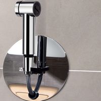 Inbouw Doucheslang Roll-in Shower Luca met Knijp Handdouche Chroom - thumbnail