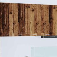 Hangkast met opslag Oudhout 80 x 31 x 80 cm Bewerkt hout