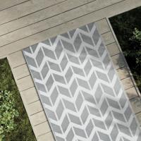 VidaXL Buitenkleed arakil 80x150 cm pp grijs