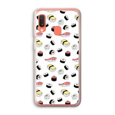 Sushi time: Samsung Galaxy A20e Transparant Hoesje