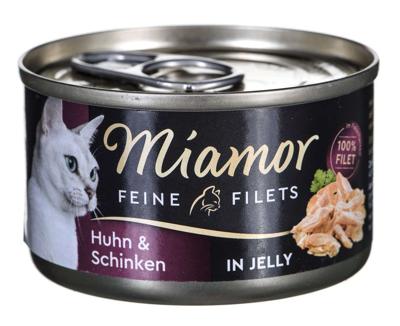 Miamor natvoer voor kat Kip met ham en rijst 100 g