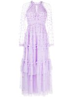 Needle & Thread robe longue Sequin Kisses - Violet - thumbnail