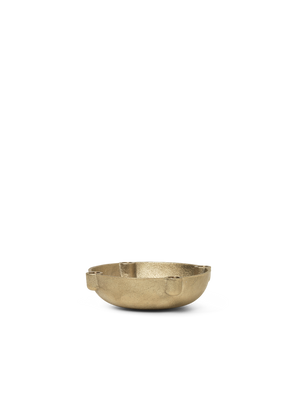 Ferm Living - Bowl Candle Holder Small - Brass (1104263162)