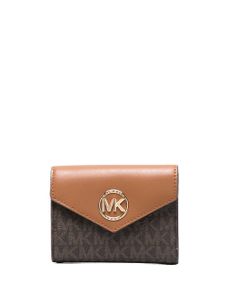 Michael Kors portefeuille Carmen à plaque logo - Marron