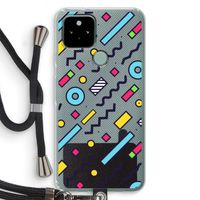 8-bit N°8: Pixel 5 Transparant Hoesje met koord