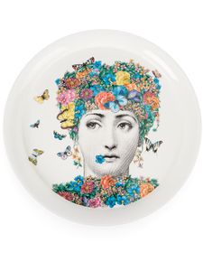 Fornasetti assiette imprimée - Blanc