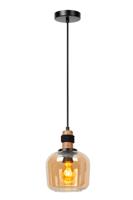 Lucide ILONA - Hanglamp - Ø 18 cm - 1xE27 - Amber