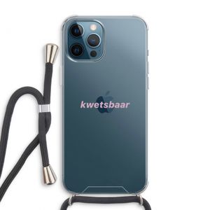 kwetsbaar: iPhone 12 Pro Max Transparant Hoesje met koord