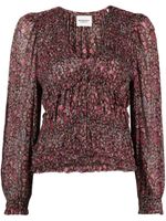 MARANT ÉTOILE blouse Nibel à fleurs - Marron