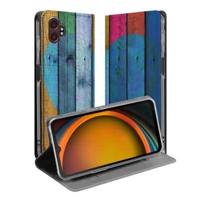 Samsung Galaxy Xcover 7 Pro | Book Cover | Wood Heart