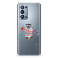 OPPO Reno 6 Pro Plus 5G Telefoonhoesje met Naam Boho Summer